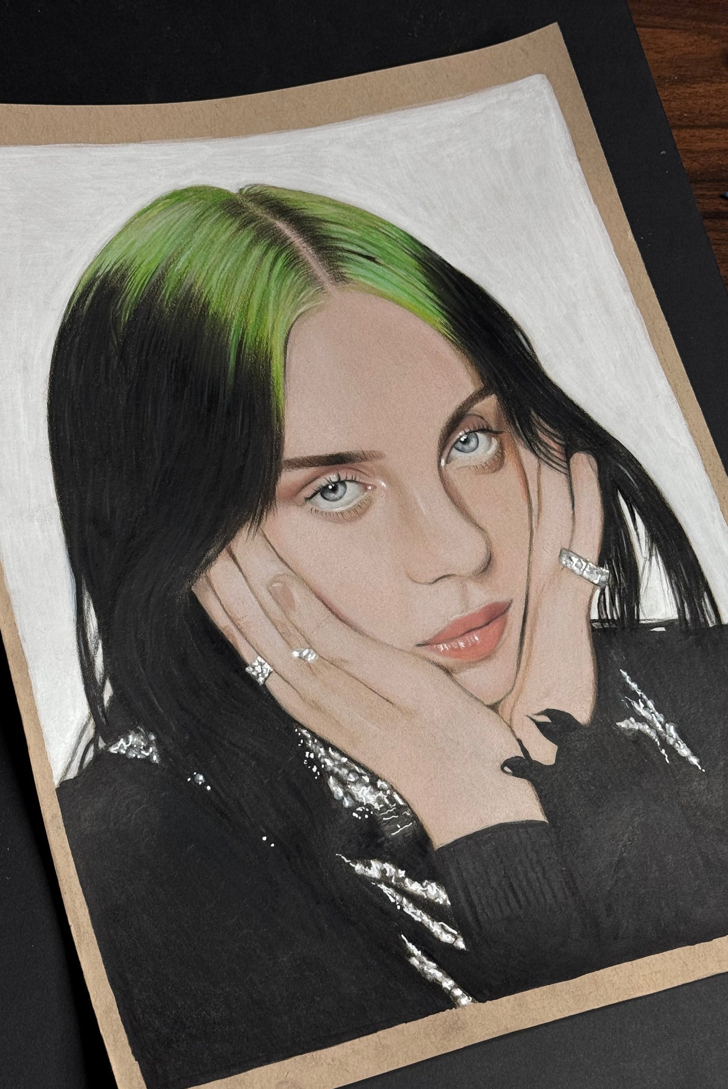 BILLIE - ORIGINAL COLOURED PENCIL DRAWING